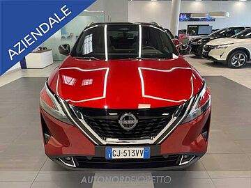 Nissan Qashqai 1.5 e-power tekna+ 2wd Fuji sunset red/black metallic