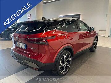 Nissan Qashqai 1.5 e-power tekna+ 2wd Fuji sunset red/black metallic