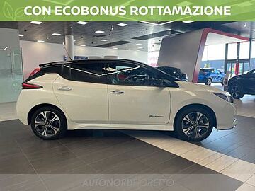Nissan Leaf e+ tekna pro pilot park 62kwh 217cv my19 BIANCO